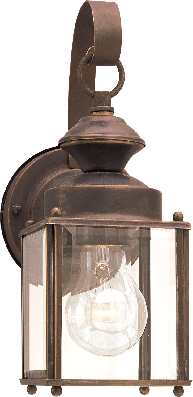Jamestowne One Light Outdoor Wall Lantern Antique Bronze