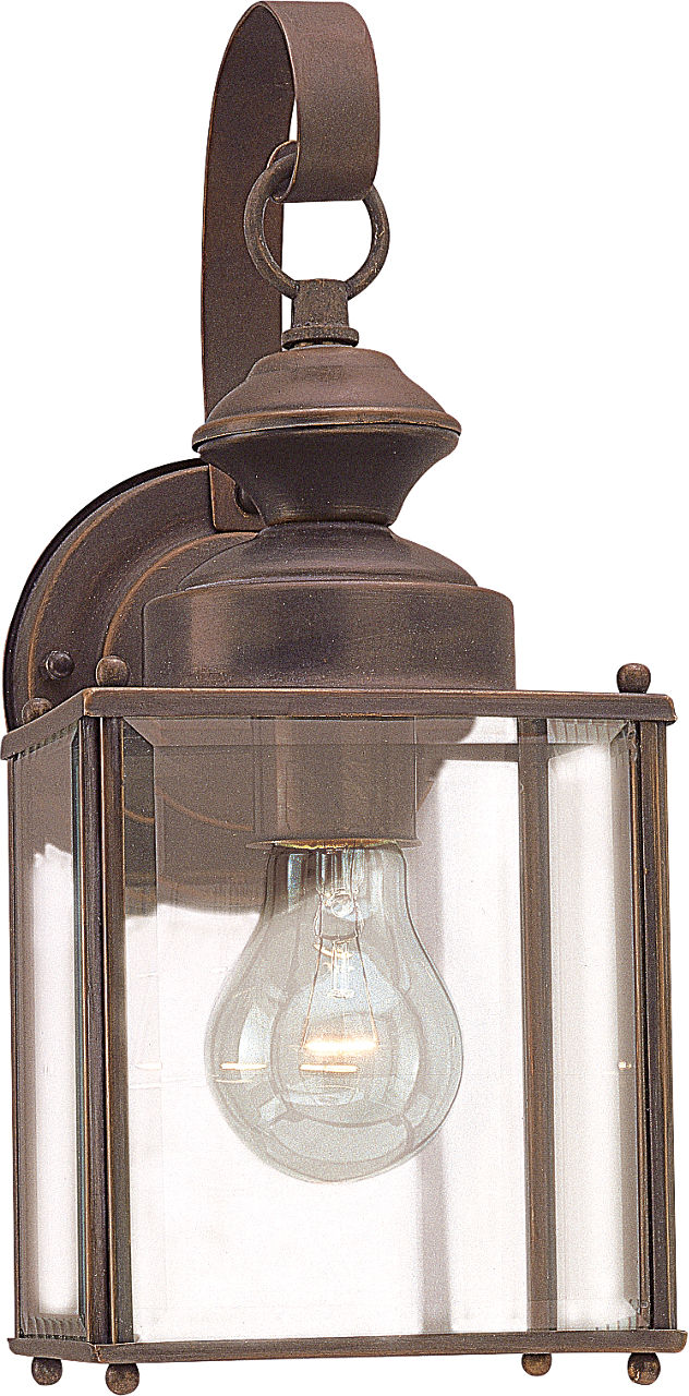 Jamestowne One Light Outdoor Wall Lantern Antique Bronze