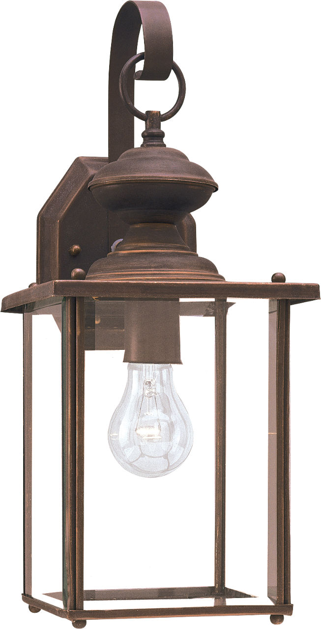 Jamestowne One Light Outdoor Wall Lantern Antique Bronze