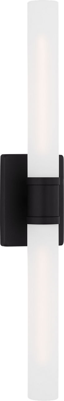 Keaton Large Two Light Wall / Bath Midnight Black