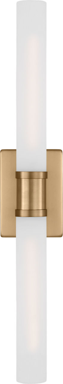 Keaton Large Two Light Wall / Bath Satin Brass