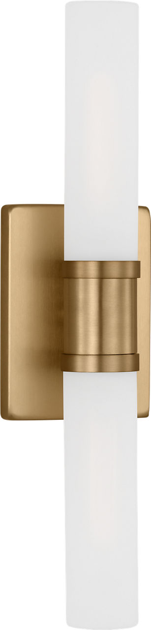 Keaton Medium Two Light Wall / Bath Satin Brass