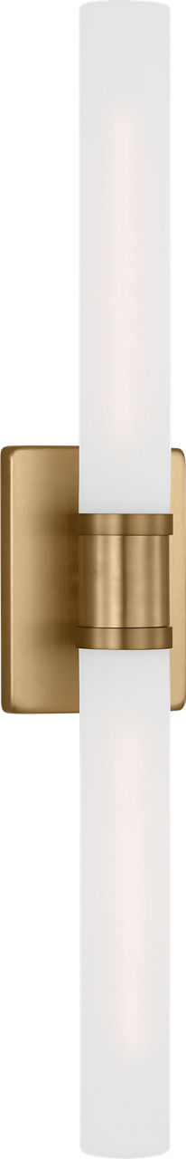Keaton Large Two Light Wall / Bath Satin Brass