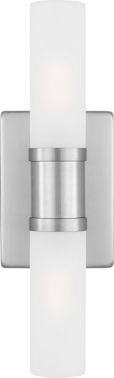Keaton Small Two Light Wall / Bath Brushed Nickel