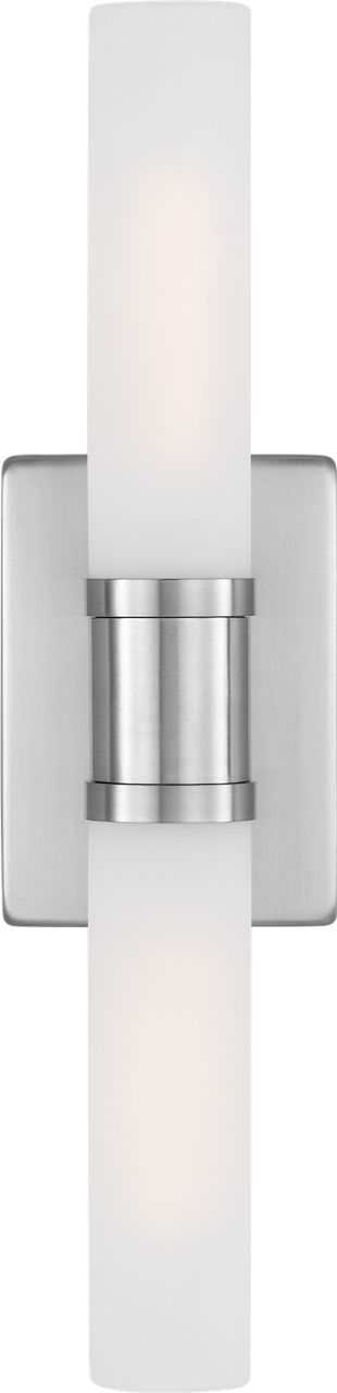 Keaton Medium Two Light Wall / Bath Brushed Nickel