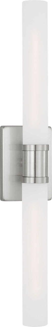 Keaton Large Two Light Wall / Bath Brushed Nickel