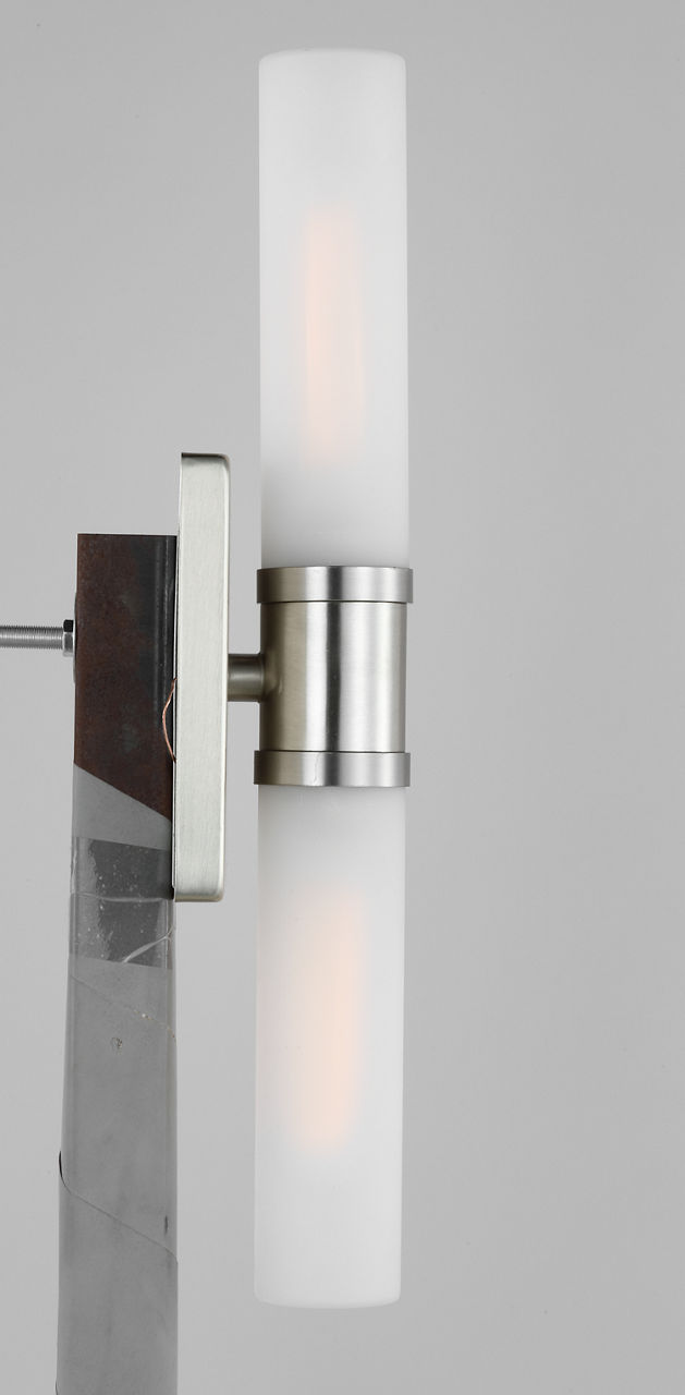 Keaton Medium Two Light Wall / Bath Brushed Nickel