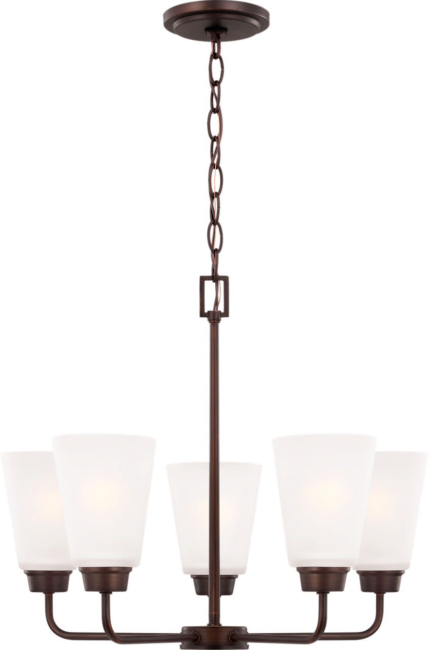 Kerrville Five Light Chandelier Bronze