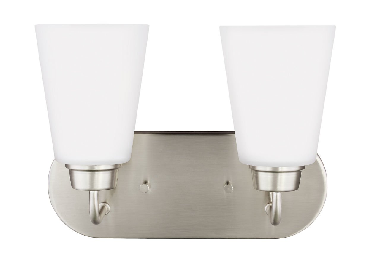 Kerrville Two Light Wall / Bath Brushed Nickel