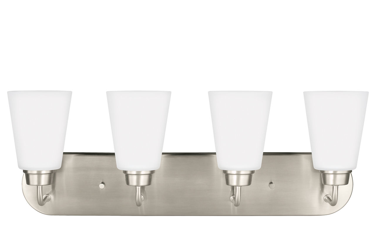 Kerrville Four Light Wall / Bath Brushed Nickel