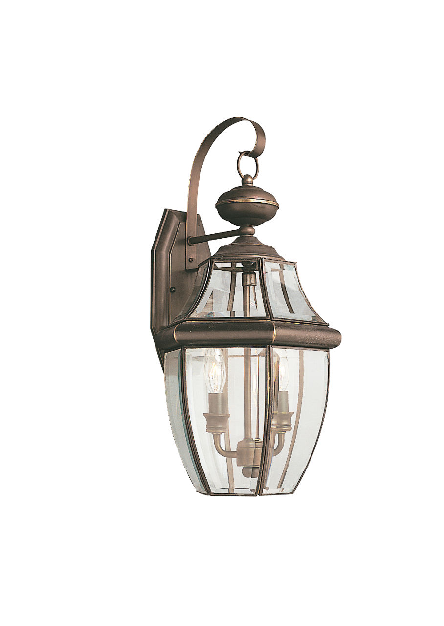 Lancaster Two Light Outdoor Wall Lantern Antique Bronze
