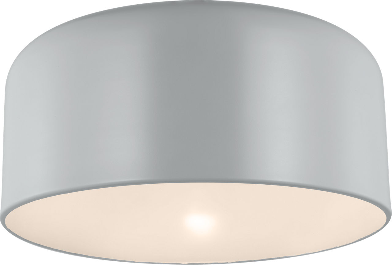 Malone Large Flush Mount Matte Grey