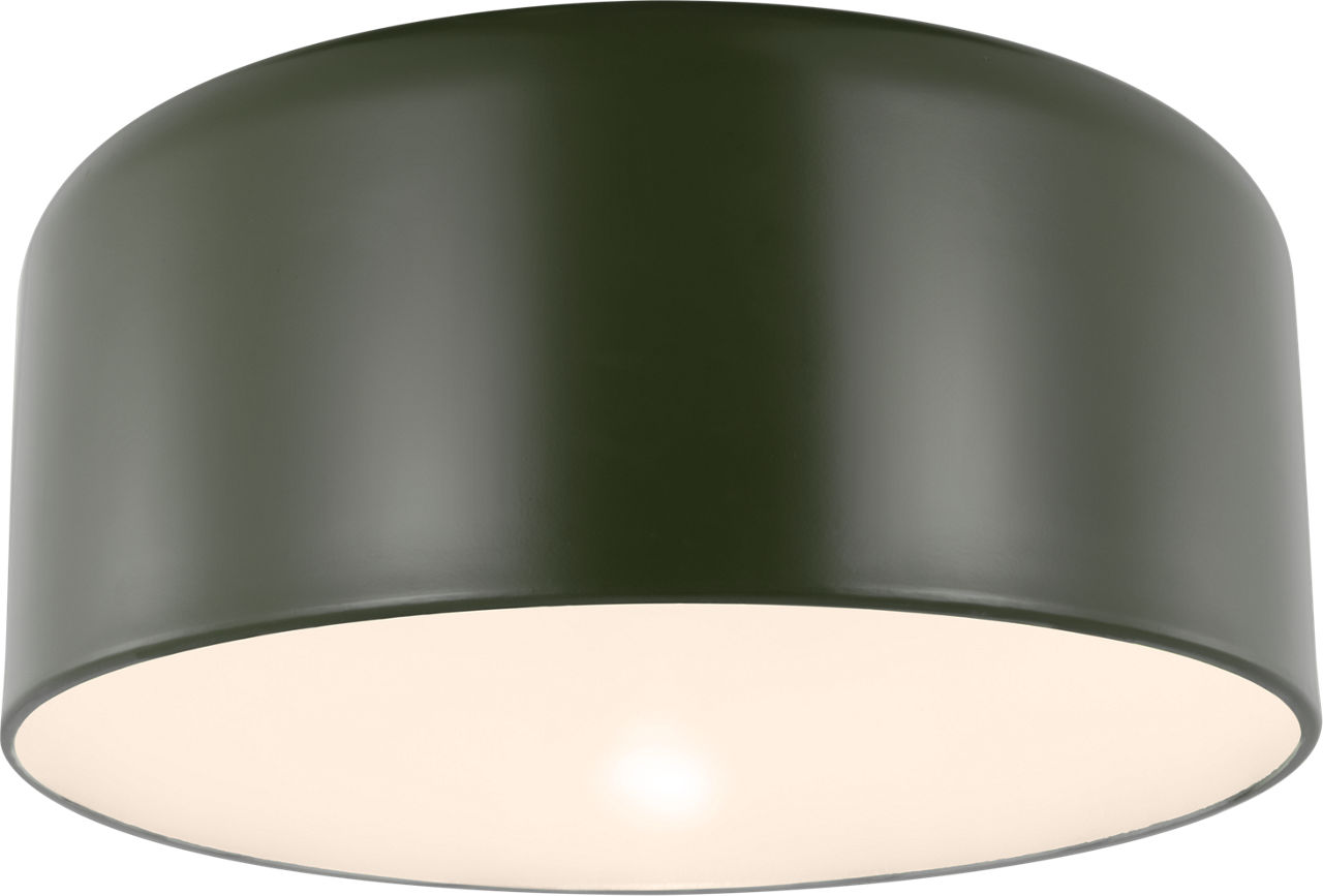Malone Large Flush Mount Olive