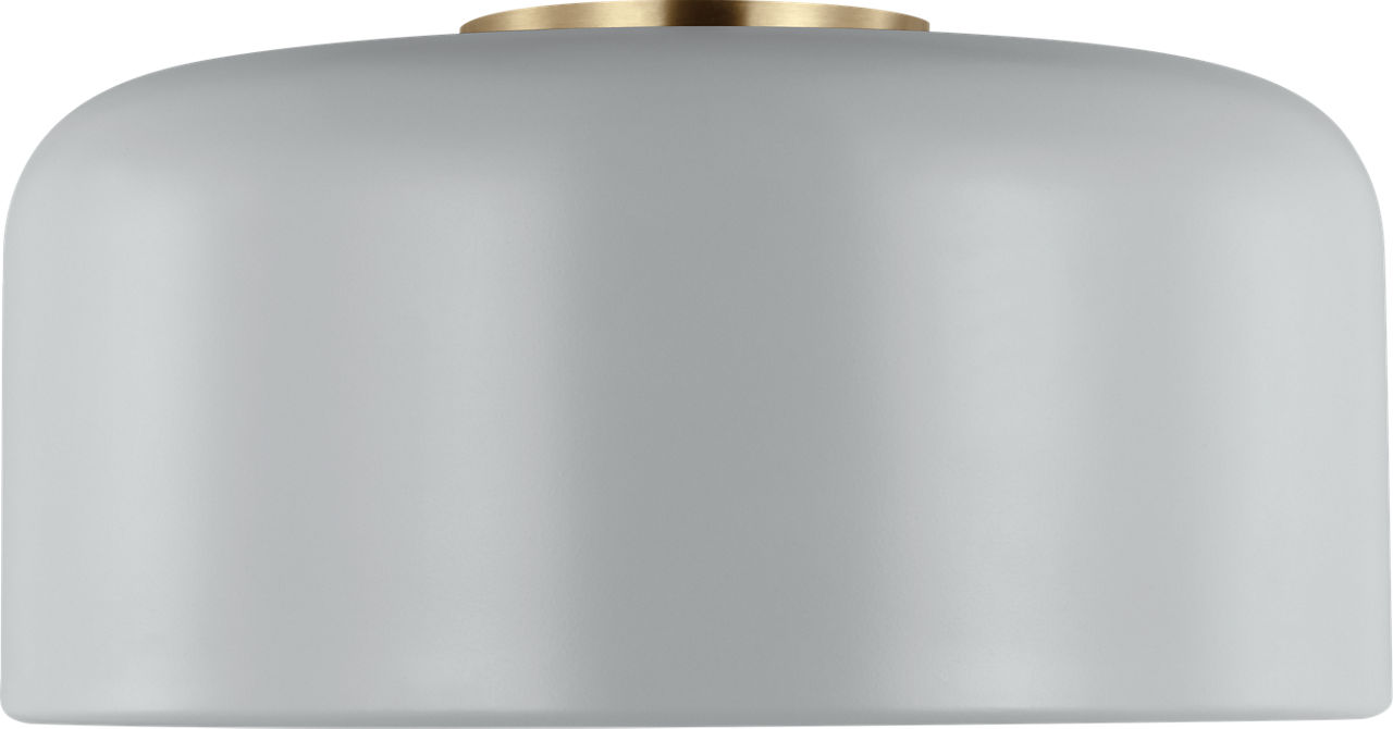 Malone Medium Flush Mount Matte Grey