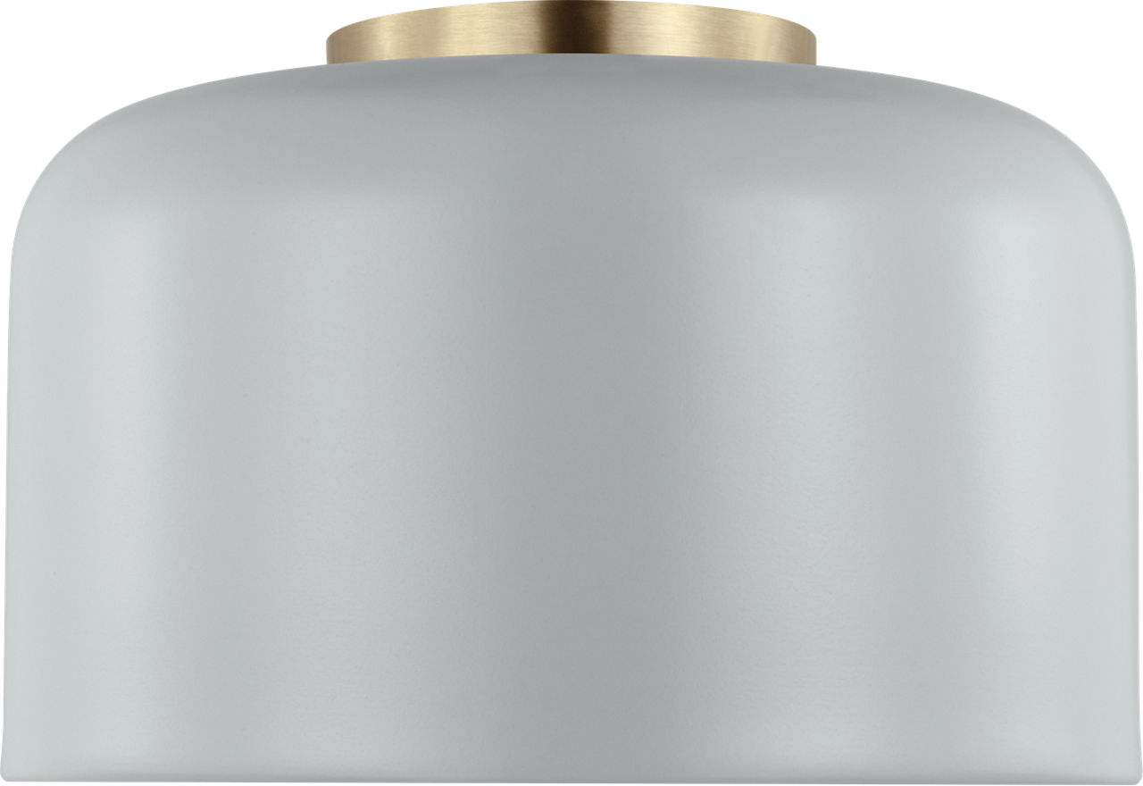 Malone Small Flush Mount Matte Grey