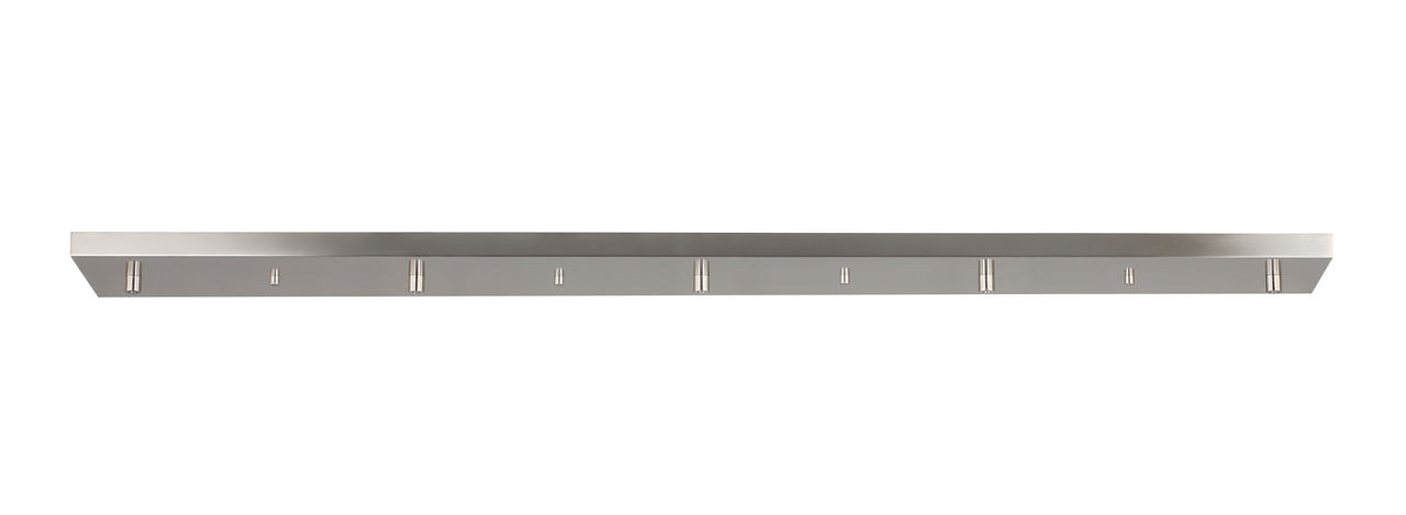 Multi-Port Canopy Five Light Linear Canopy Brushed Nickel