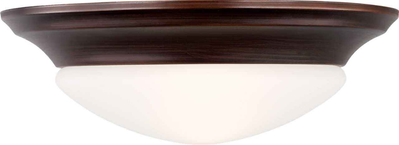 Nash One Light Flush Mount Bronze