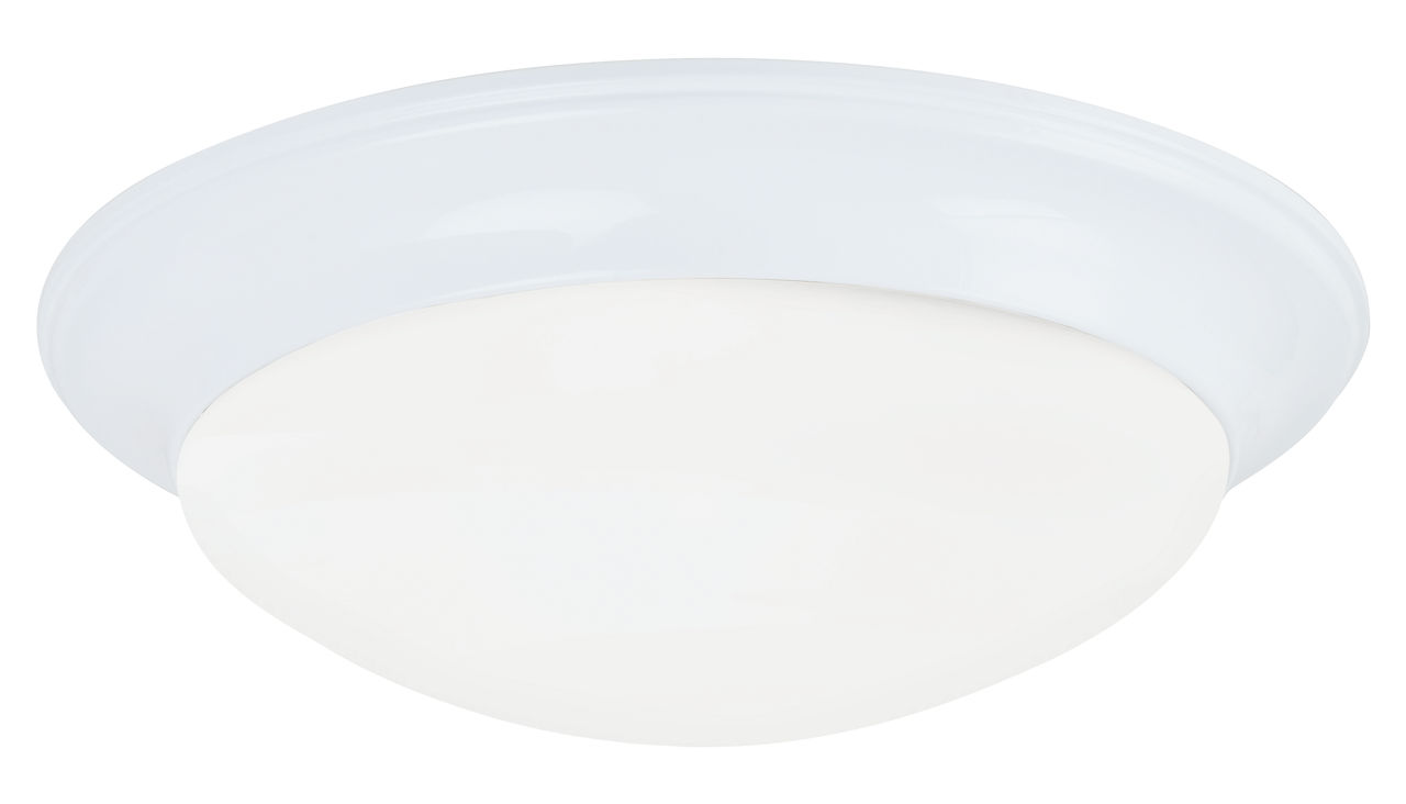Nash One Light Flush Mount White