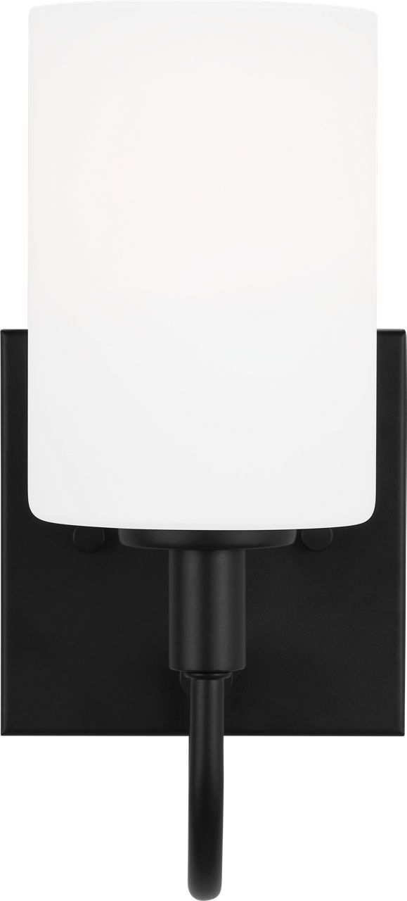 Oak Moore One Light Wall / Bath Sconce Midnight Black