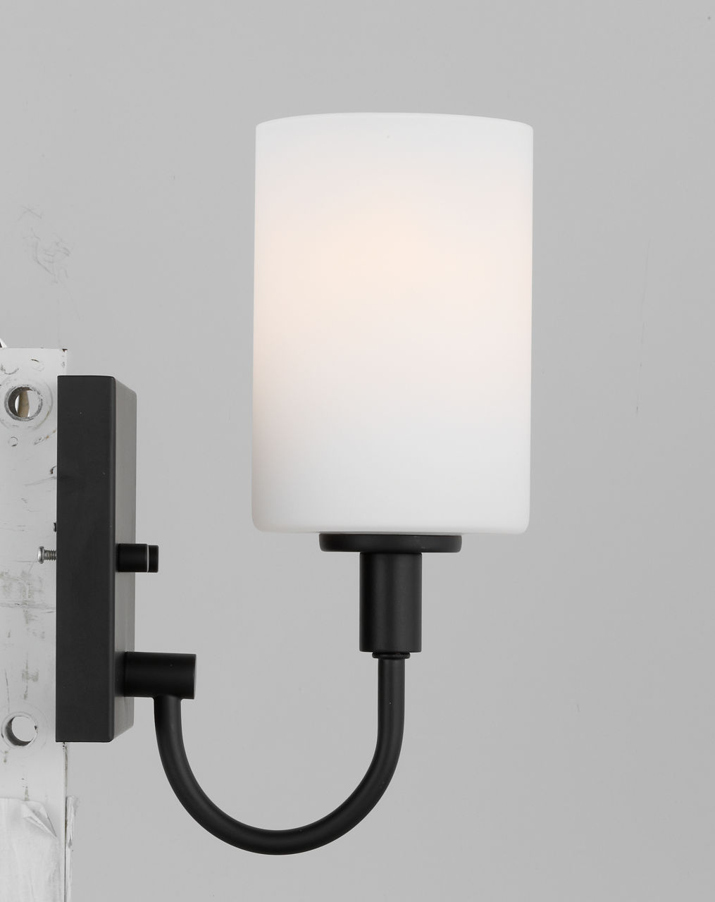 Oak Moore One Light Wall / Bath Sconce Midnight Black Bulbs Included