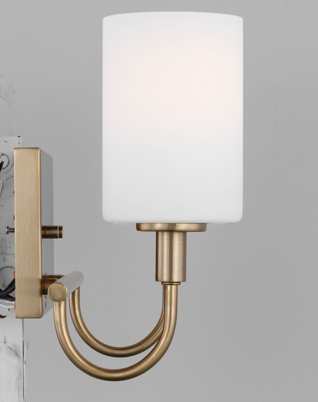Oak Moore Two Light Wall / Bath Satin Brass