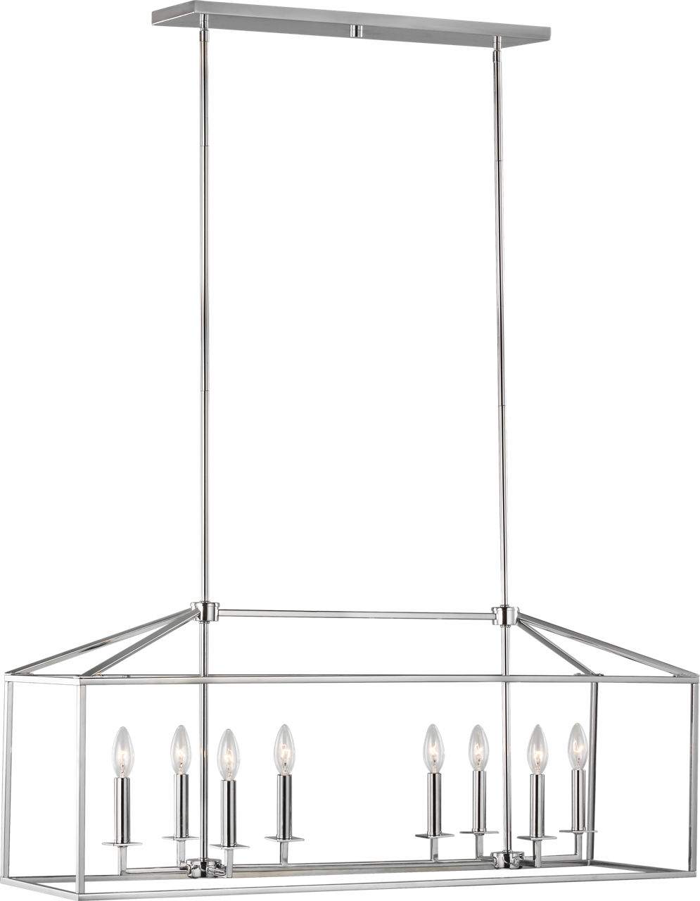 Perryton Eight Light Linear Lantern - 6615008 | Visual Comfort
