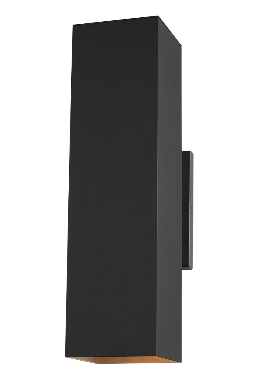 Pohl Large Two Light Wall Lantern Black