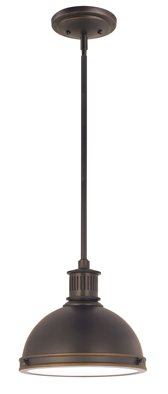 Pratt Street Metal One Light Pendant Autumn Bronze
