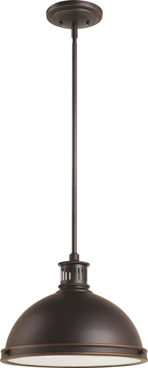 Pratt Street Metal Two Light Pendant Autumn Bronze