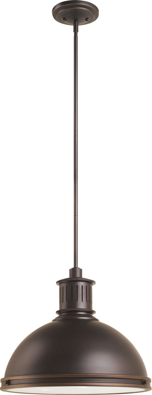 Pratt Street Metal Three Light Pendant Autumn Bronze