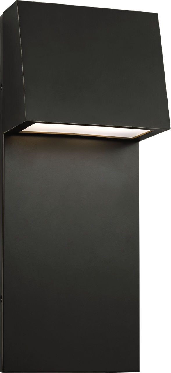 Rocha Large LED Outdoor Wall Lantern Antique Bronze Bulbs Included