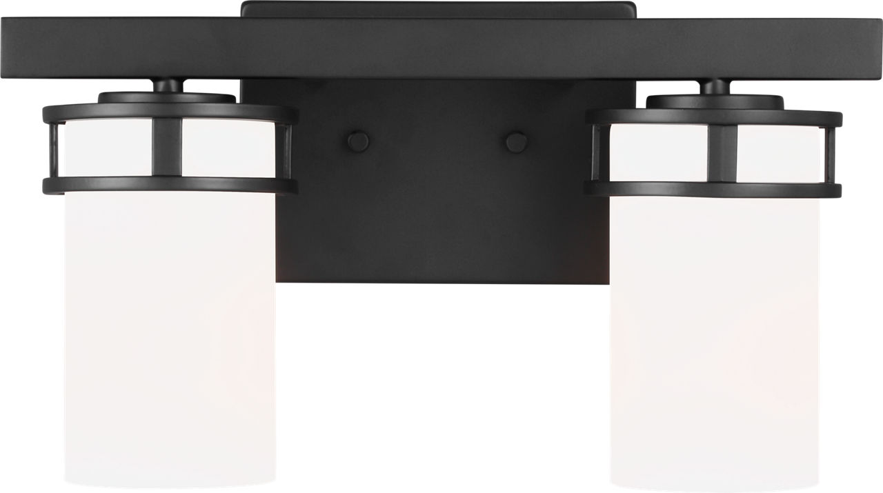 Robie Two Light Wall / Bath Midnight Black