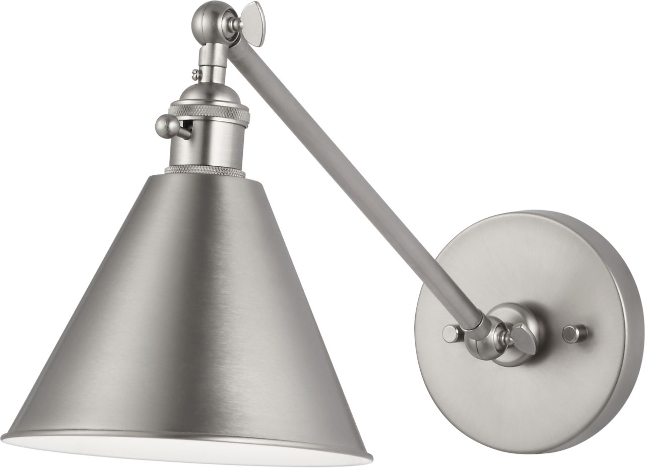 Salem Single Arm One Light Sconce Brushed Nickel