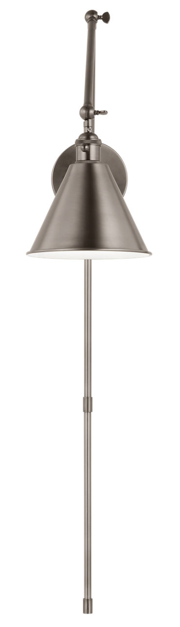 Salem Double Arm One Light Sconce Antique Brushed Nickel