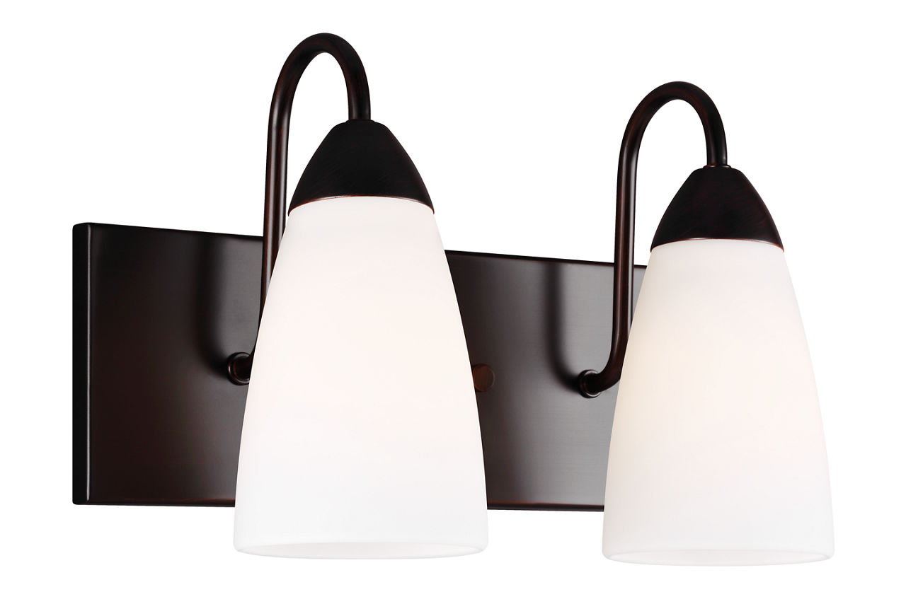 Seville Two Light Wall / Bath Bronze