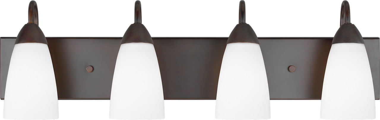 Seville Four Light Wall / Bath Bronze