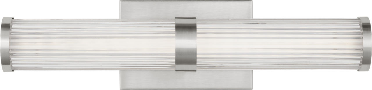 Syden Small LED Wall / Bath Brushed Nickel Bulbs Inc