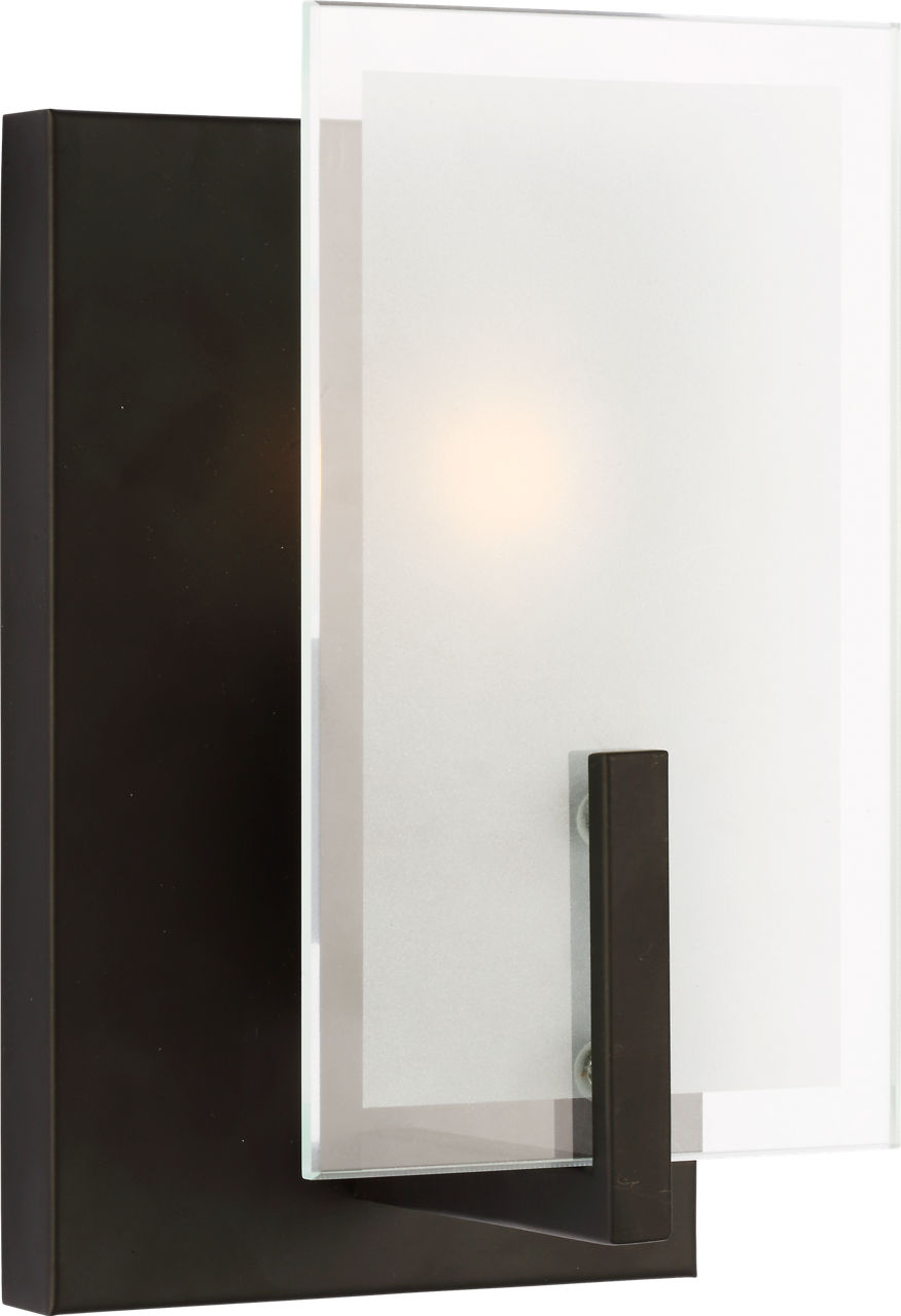 Syll One Light Wall / Bath Sconce in Sconce Midnight Black