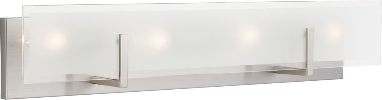 Syll Four Light Wall / Bath Sconce in Brushed Nickel
