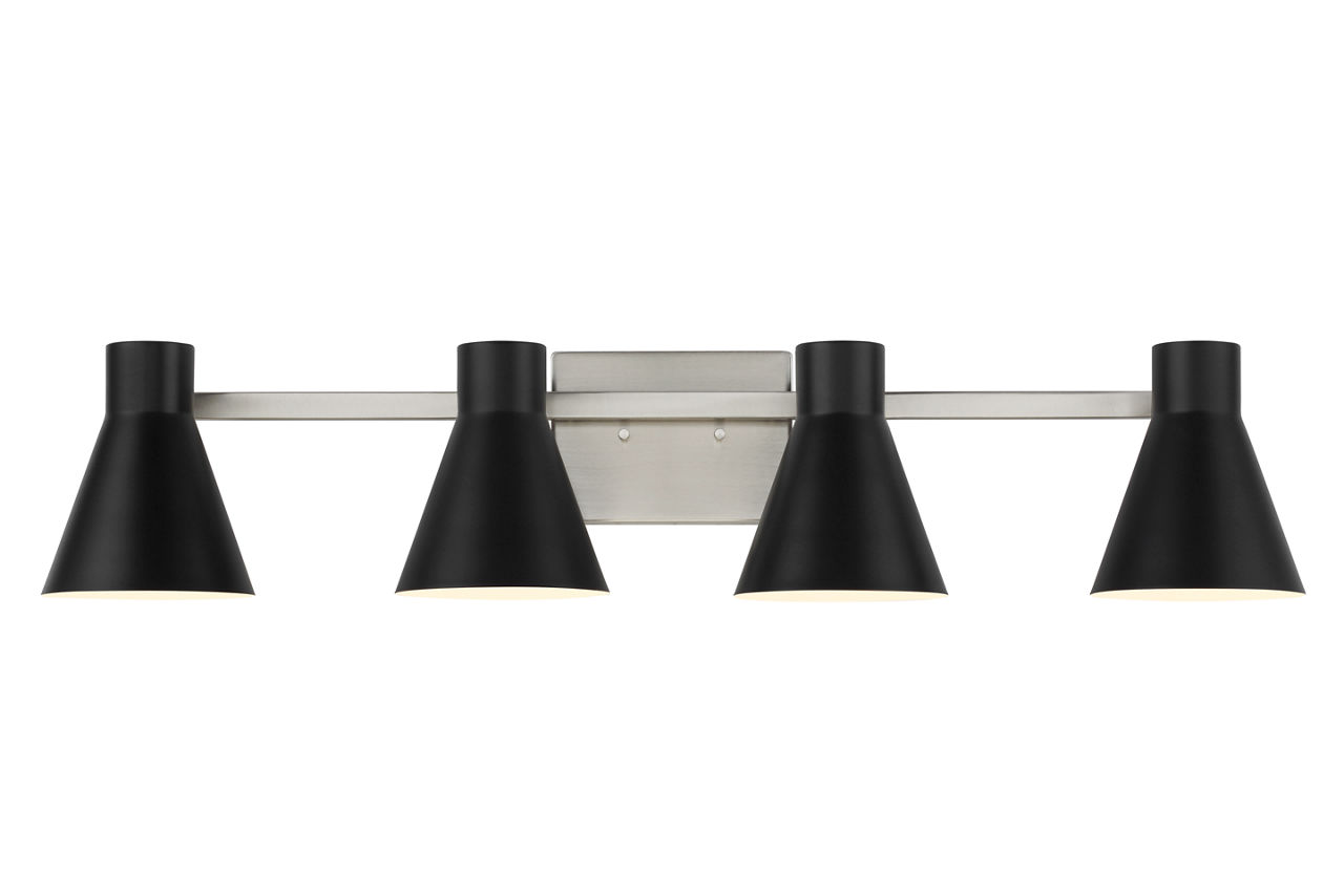 Towner Four Light Wall / Bath Brushed Nickel