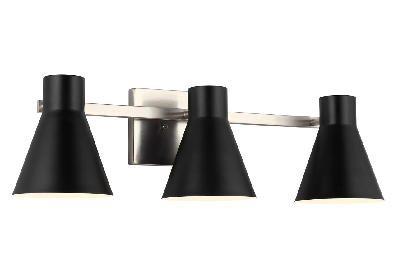 Towner Three Light Wall / Bath Brushed Nickel