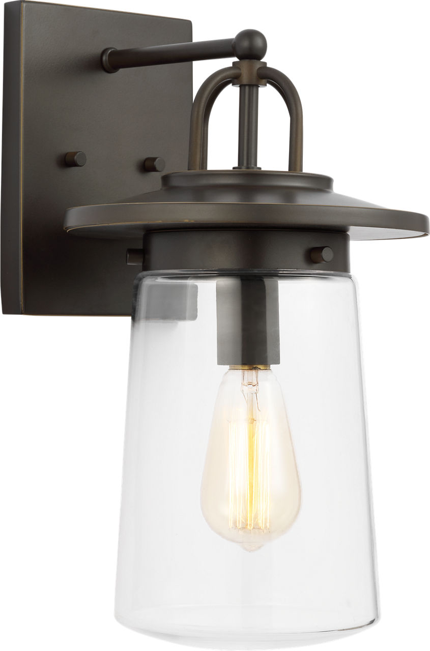 Tybee Medium One Light Outdoor Wall Lantern Antique Bronze