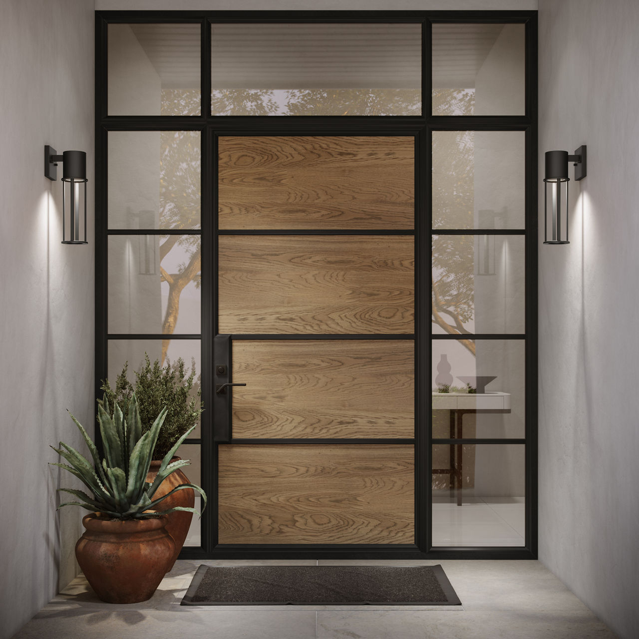 Union Medium Wall Lantern - 8645893S | Visual Comfort