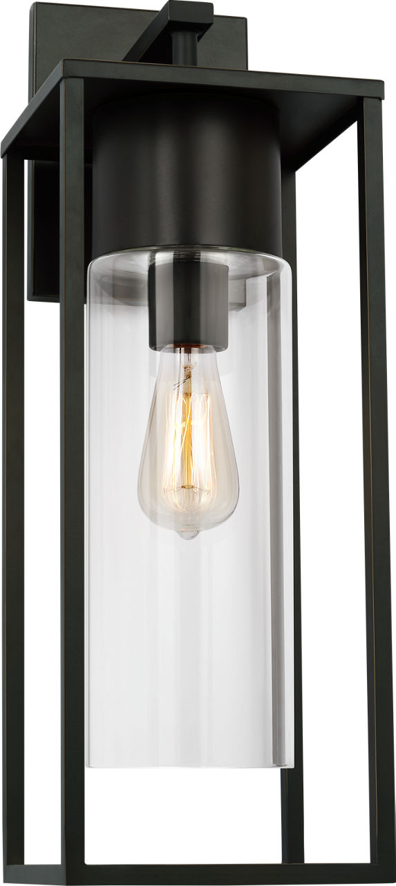 Vado Extra Large One Light Outdoor Wall Lantern Antique Bronze