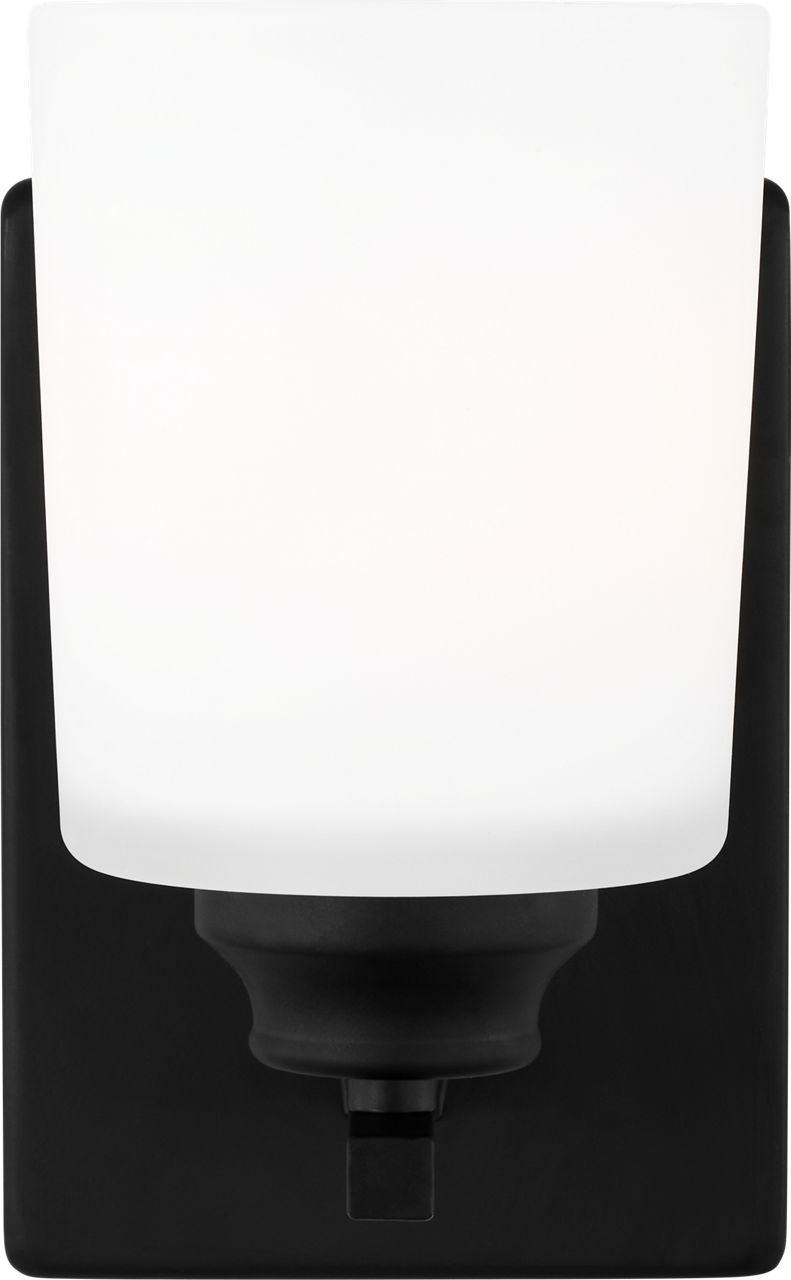 Vinton One Light Wall/Bath Sconce in Midnight Black Bulb(s) Not Included
