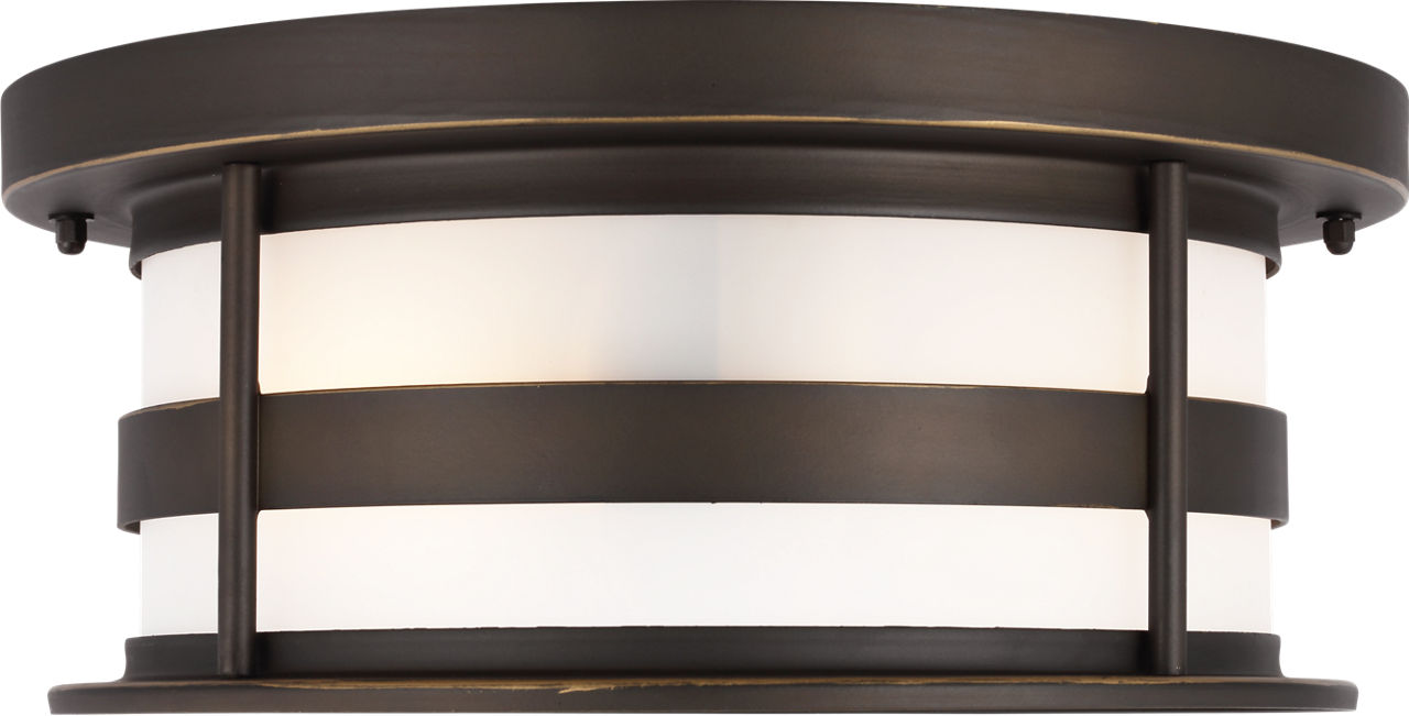 Wilburn Flush Mount in Antique Bronze Bulb(s) Not Included