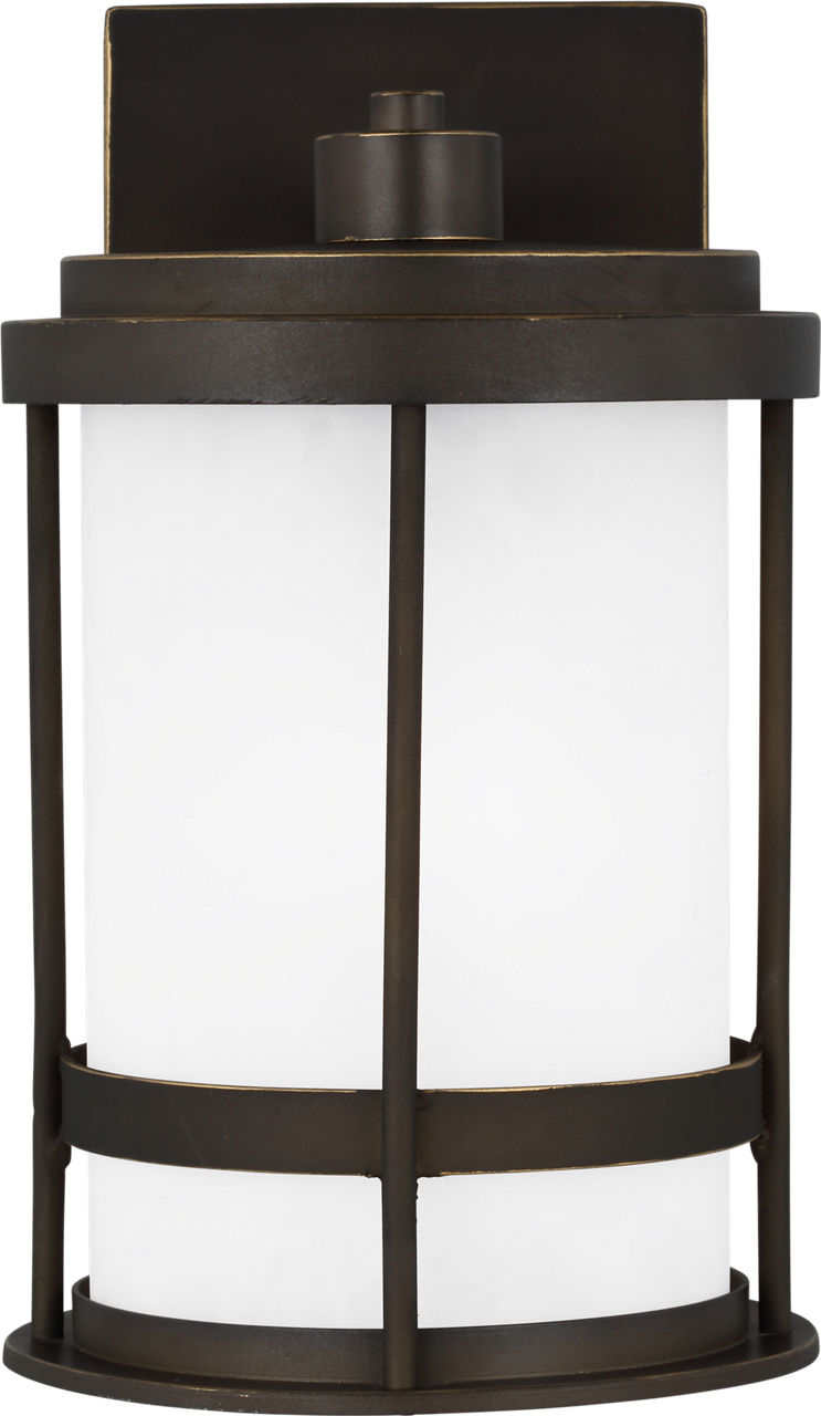 Wilburn Small Wall Lantern in Antique Bronze Bulb(s) Not Included - Dark Sky