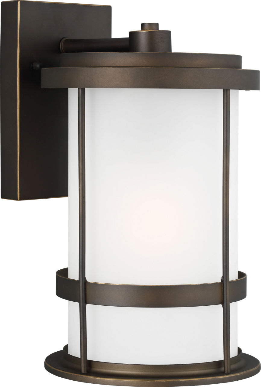 Wilburn Medium Wall Lantern in Antique Bronze Bulb(s) Not Included
