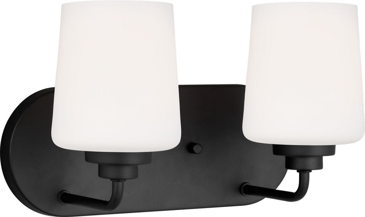 Windom Two Light Wall / Bath Midnight Black