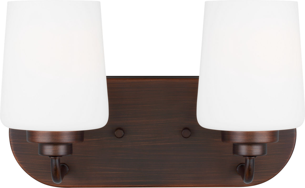 Windom Two Light Wall / Bath Bronze